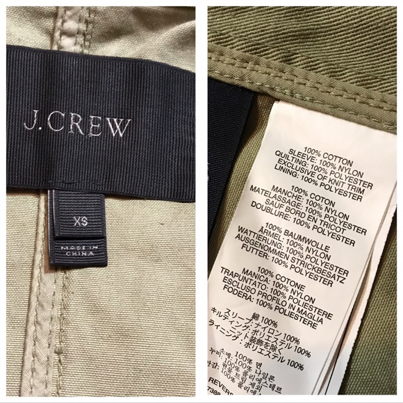 NWOT. J. crew Quilted boyfriend jacket - Picture 8 of 8